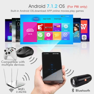 Pocket Smart Mini Projector Android (P81) - Alibuy.lk