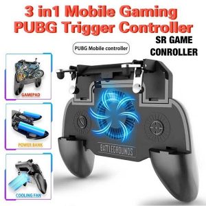 3 in 1 mobile gaming pubg trigger controller - alibuy.lk
