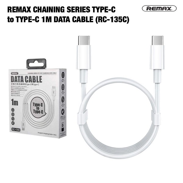 Remax Charging Series Type-C To Type-C 1m Data Cable - alibuy.lk