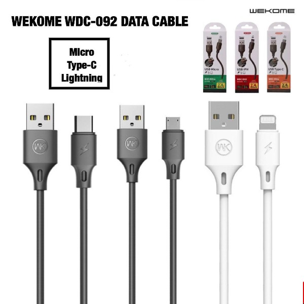 Wekome WDC-092 Data Cable Lightning - alibuy.lk