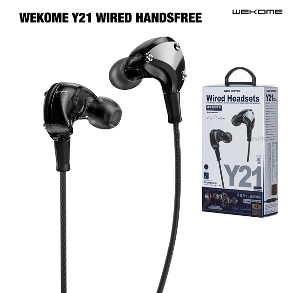 Wekome Y21 Wired Handsfree - alibuy.lk