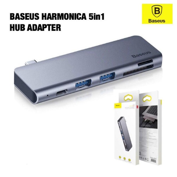 baseus harmonica 5in1 hub adapter - alibuy.lk