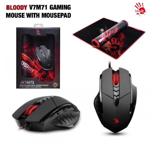 bloody V7M71 gaming mouse-mousepad alibuy.lk