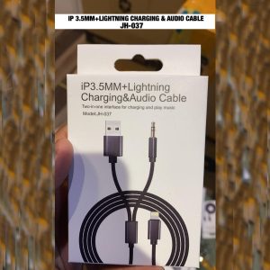 ip3.5mm+lightning & audio cable jh-037 - alibuy.lk