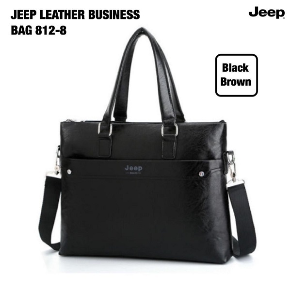 Jeep Leather Business Bag - alibuy.lk