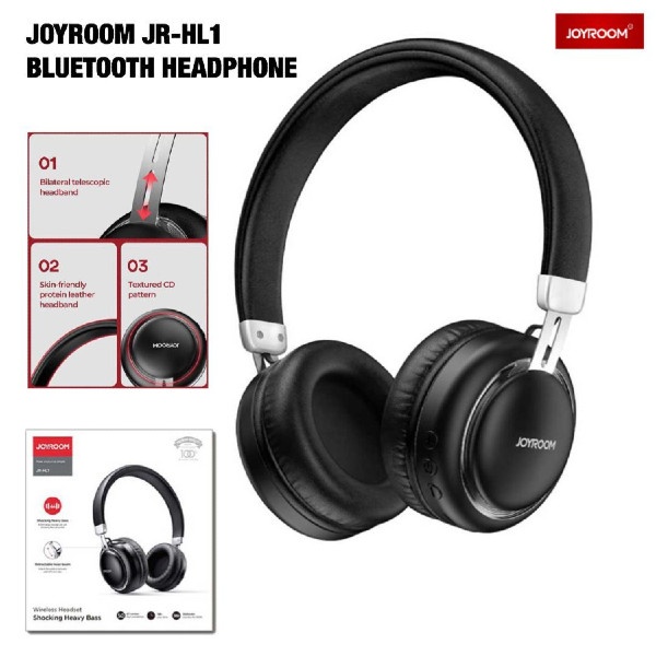joyroom jr-hl1 bluetooth headphone - alibuy.lk