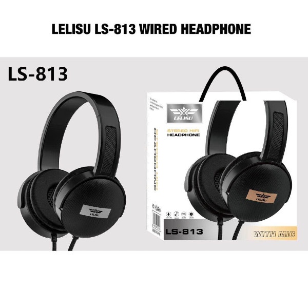 lelisu LS-813 wired headphone alibuy.lk