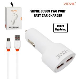 vidvie-cc509-two-port-fast-car-charger alibuy.lk