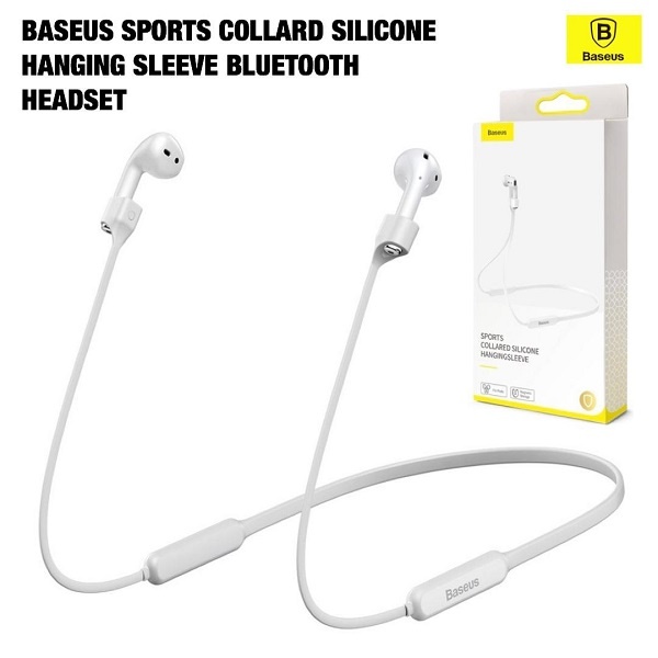 Baseus Sports Collard Silicone Hanging Sleeve Bluetooth Headset - alibuy.lk
