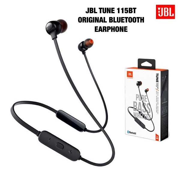 JBL Tune 115BT Original Bluetooth Earphone - alibuy.lk