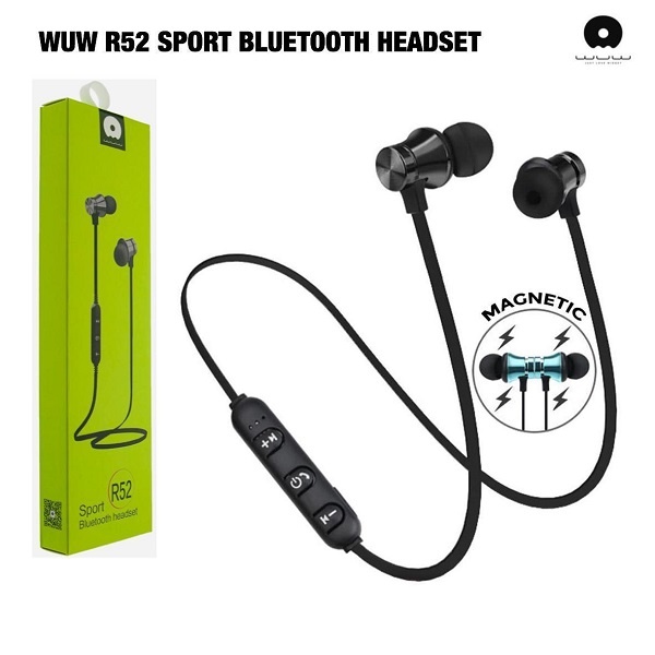 Wuw R52 Sport Bluetooth Headset- alibuy.lk