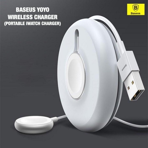 Baseus YOYO Wireless Charger (Portable iWatch Charger) - alibuy.lk
