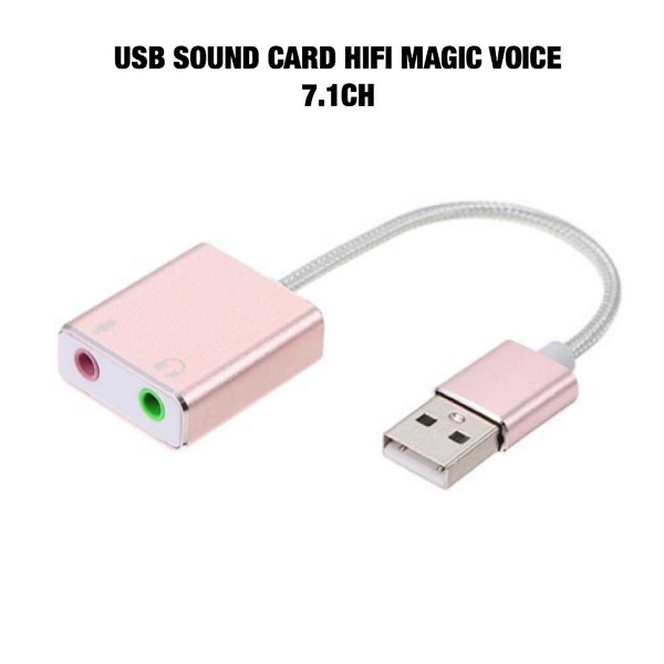 USB Sound Card HiFi Magic Voice 7.1CH - alibuy.lk